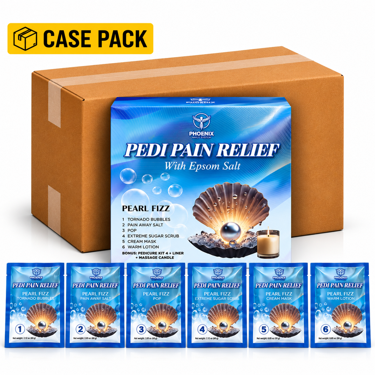 Phoenix Pedi Relief With Epsom Salt 12 Steps - NEW VERSION
