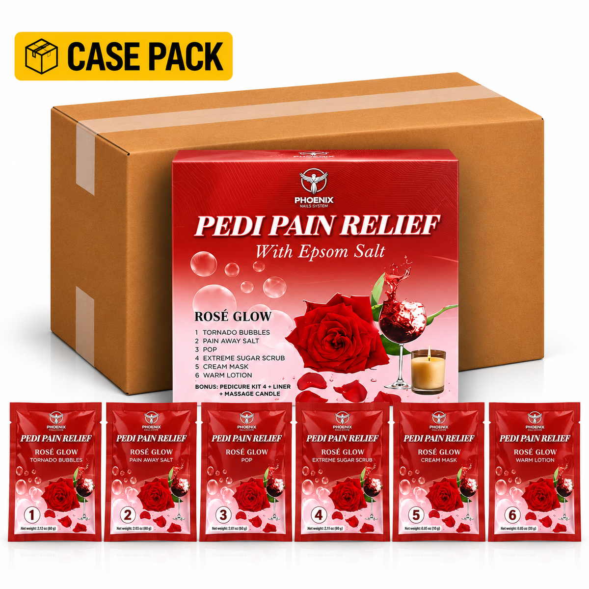 Phoenix Pedi Relief With Epsom Salt 12 Steps - NEW VERSION