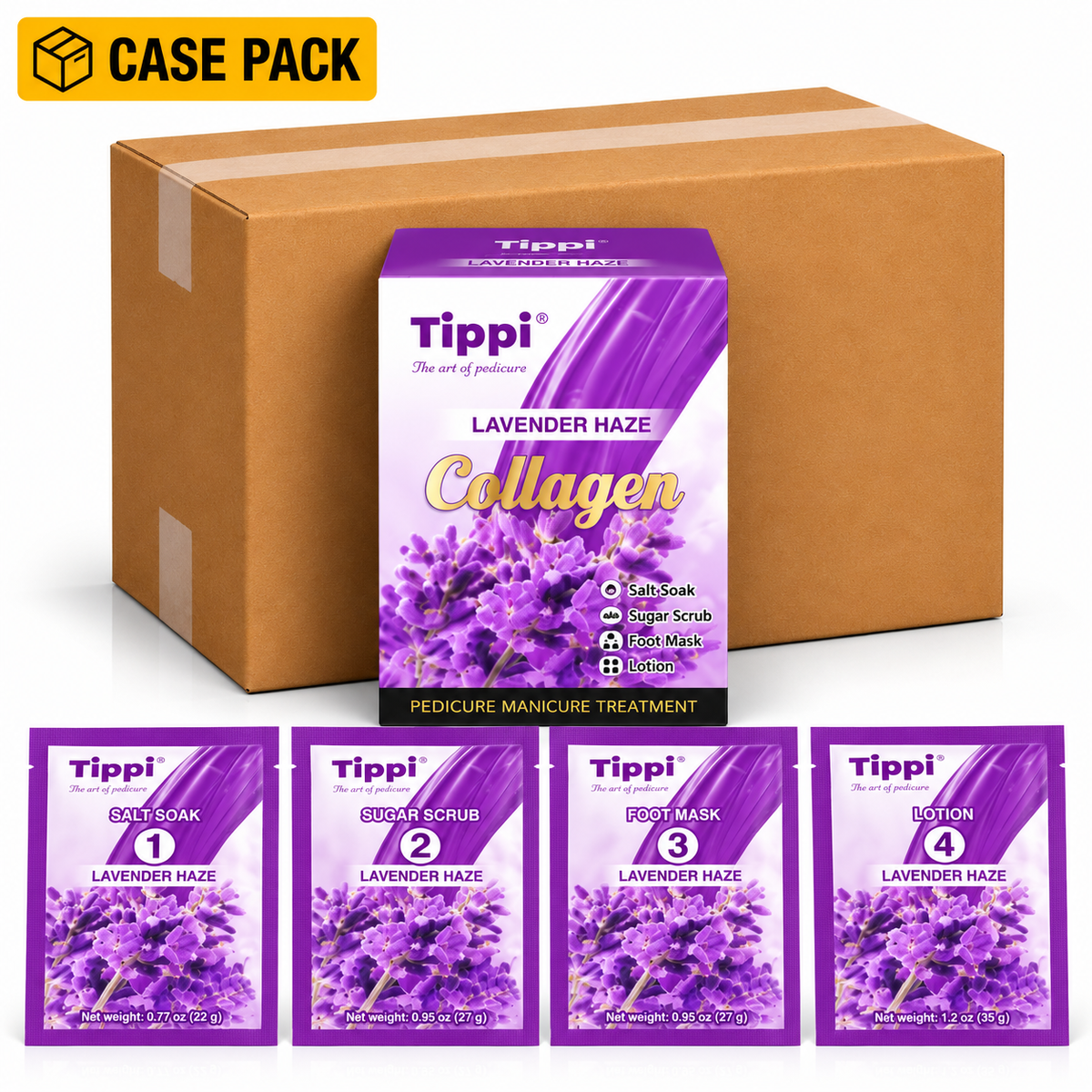 Tippi Collagen Pedi in a Box 4in1
