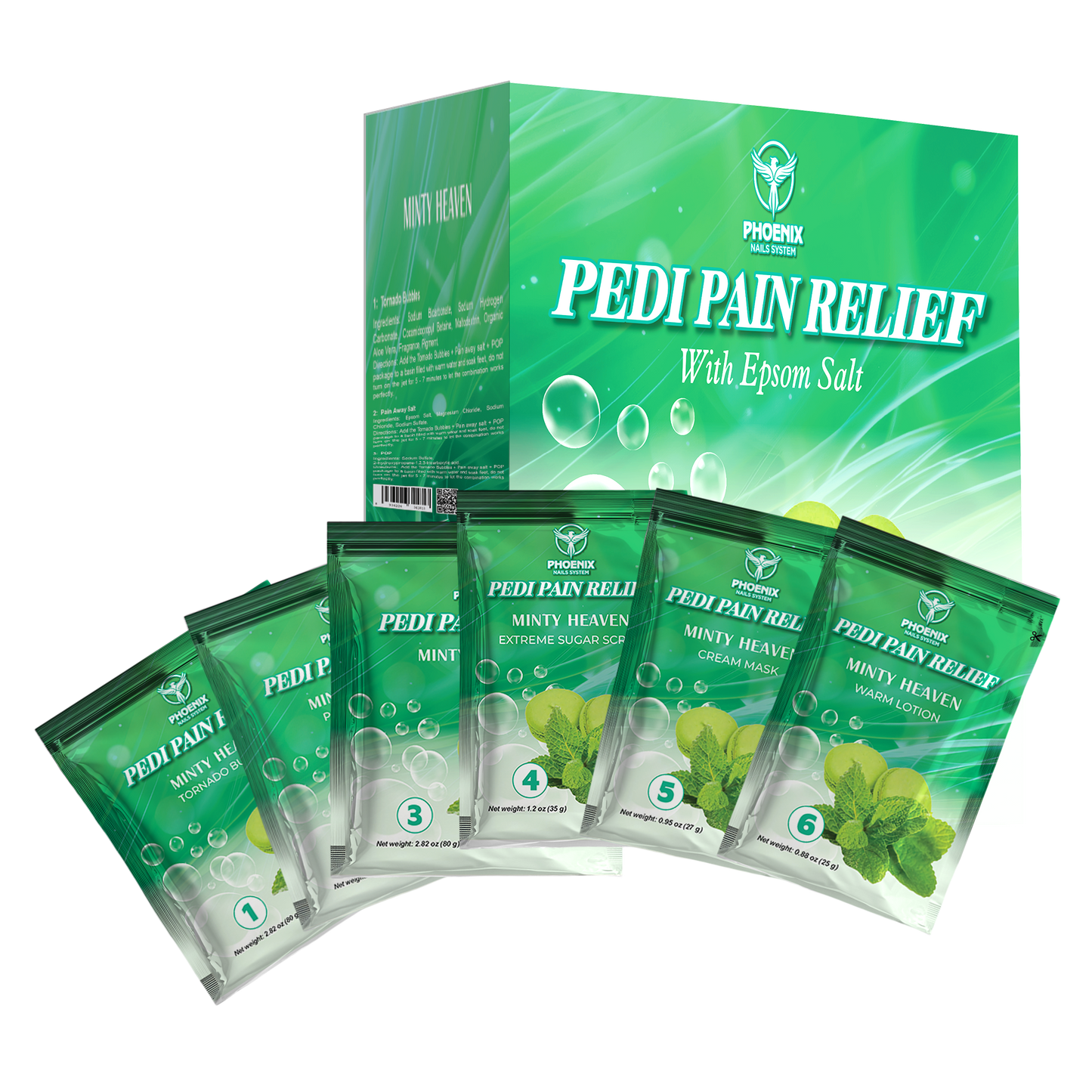 PEDI RELIEF - DELUXE SPA PEDICURE – 11 STEPS