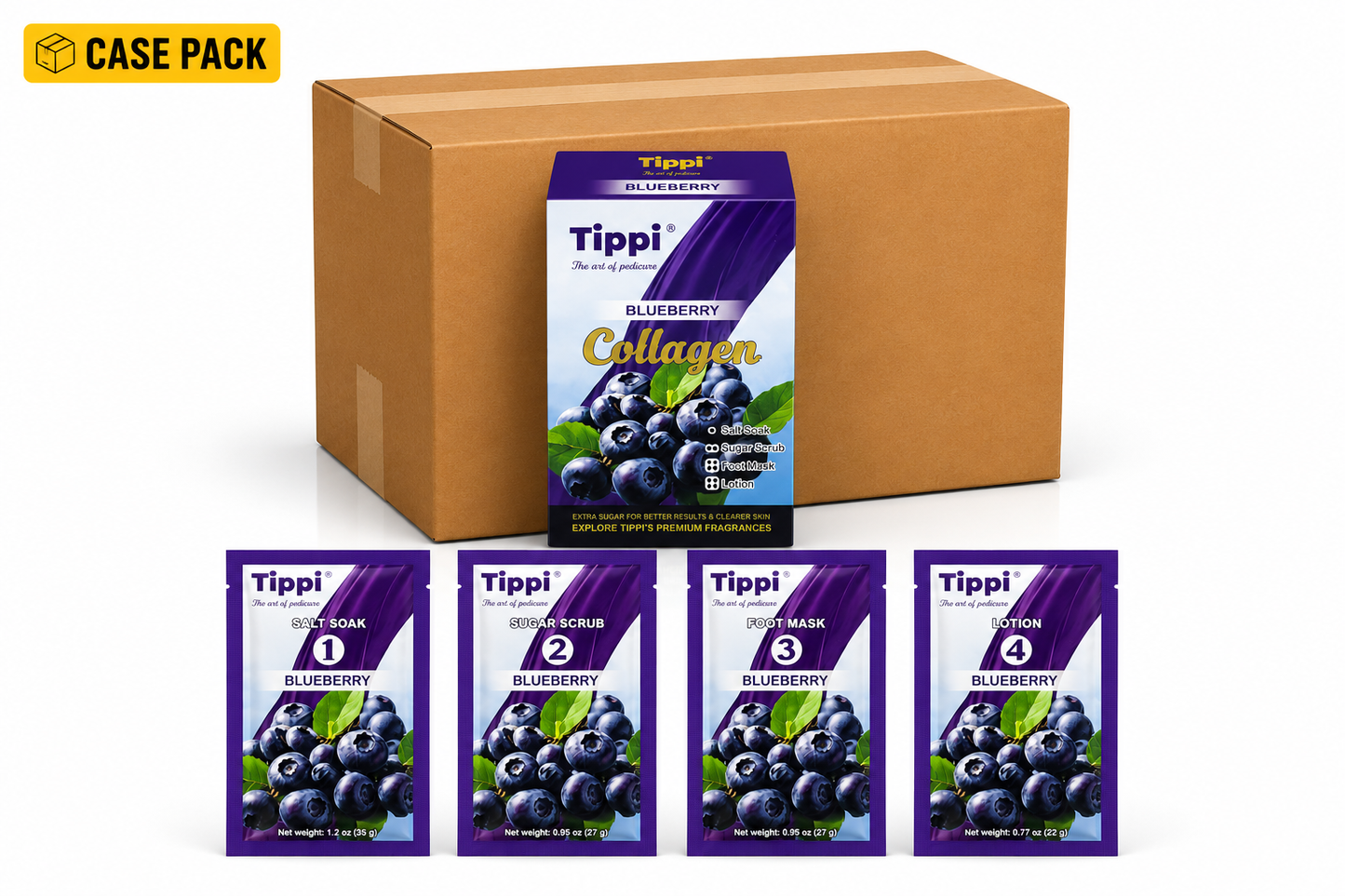Tippi Collagen Pedi in a Box 4in1