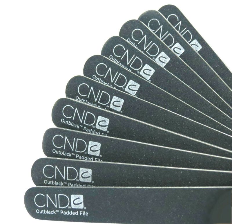 CND Outblack Padded File 120/240 Grit 50/Pack