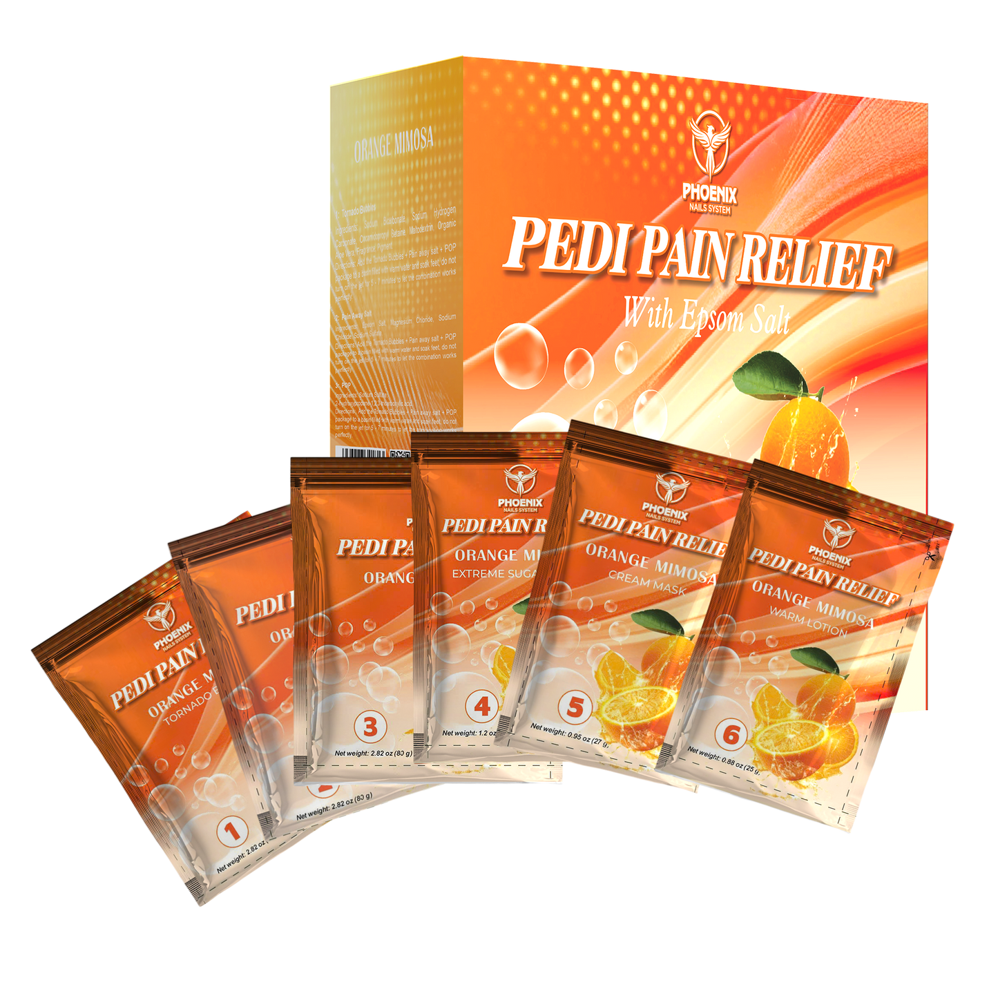 PEDI RELIEF - DELUXE SPA PEDICURE – 11 STEPS
