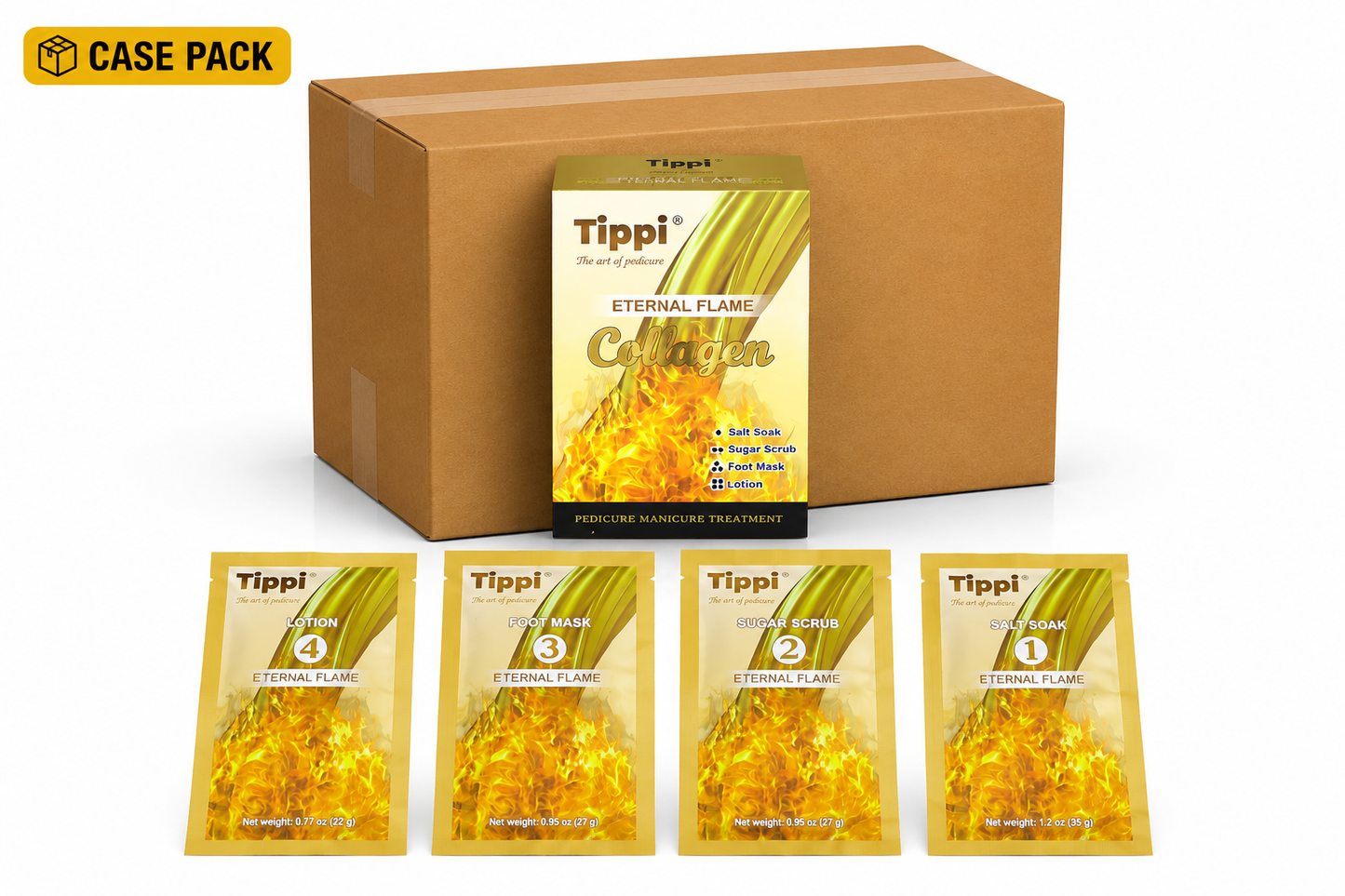 Tippi Collagen Pedi in a Box 4in1
