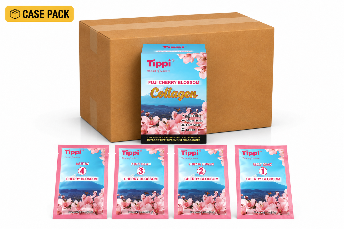Tippi Collagen Pedi in a Box 4in1