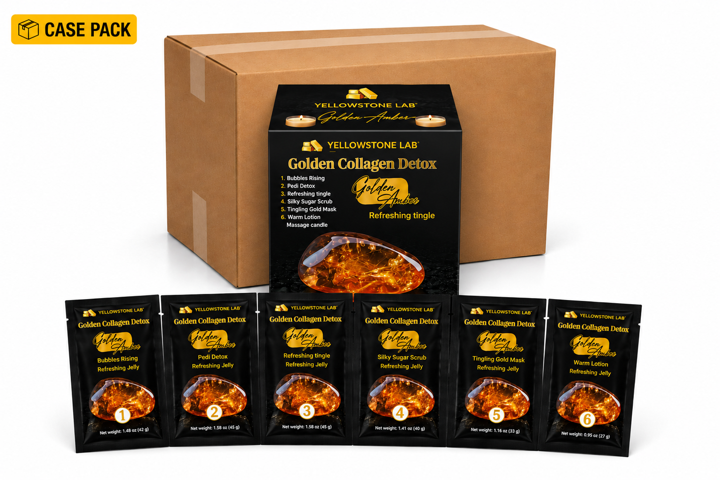 YellowStone Golden Collagen Detox 12 Steps