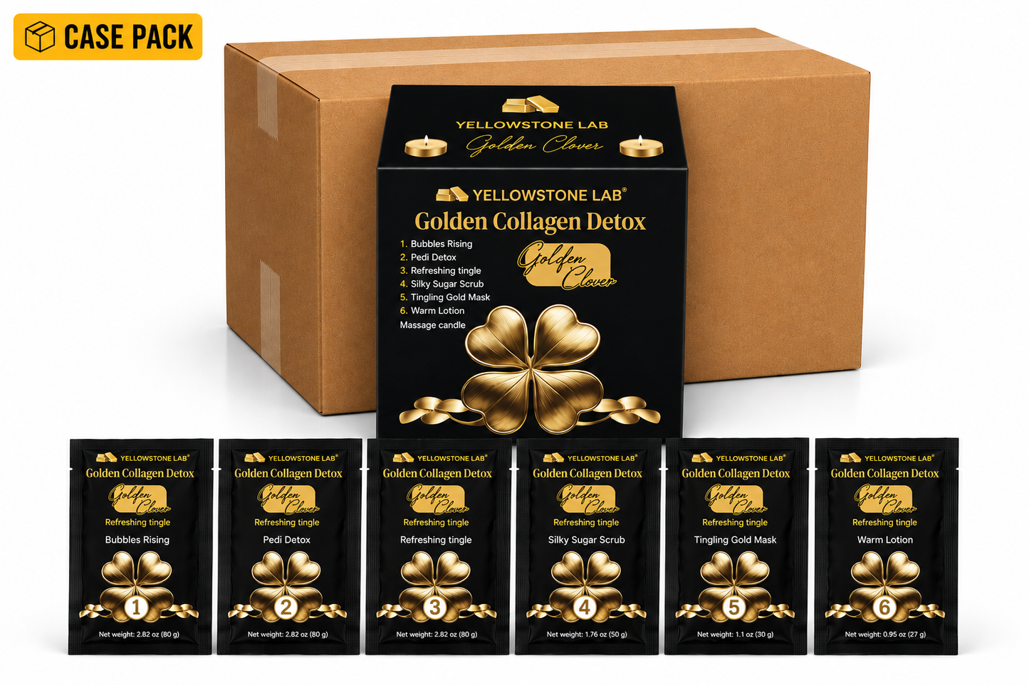 YellowStone Golden Collagen Detox 12 Steps