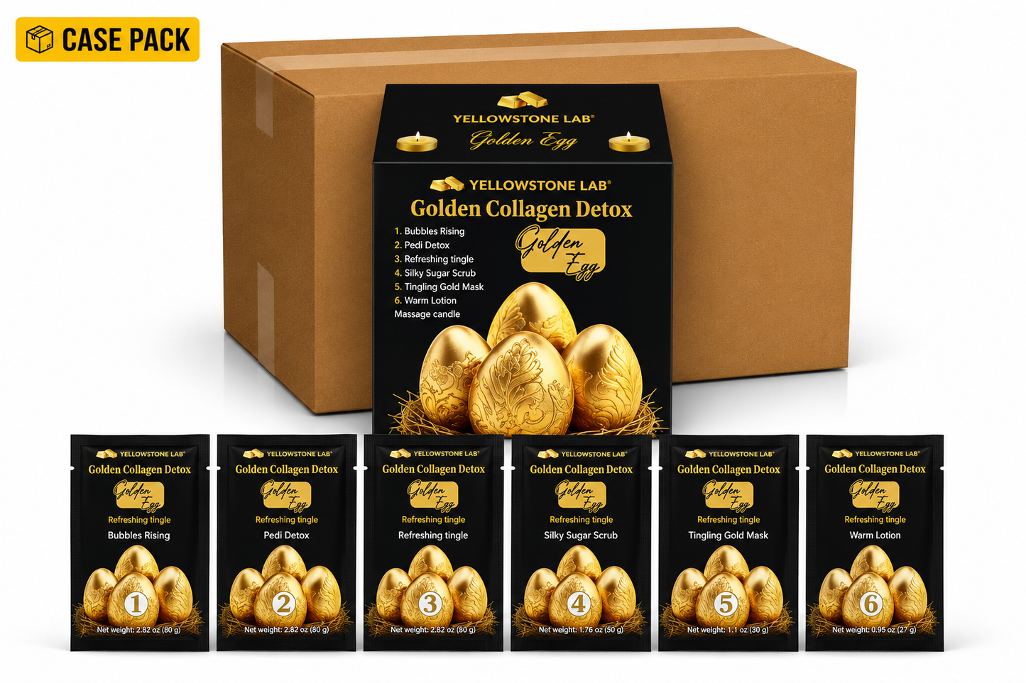 YellowStone Golden Collagen Detox 12 Steps