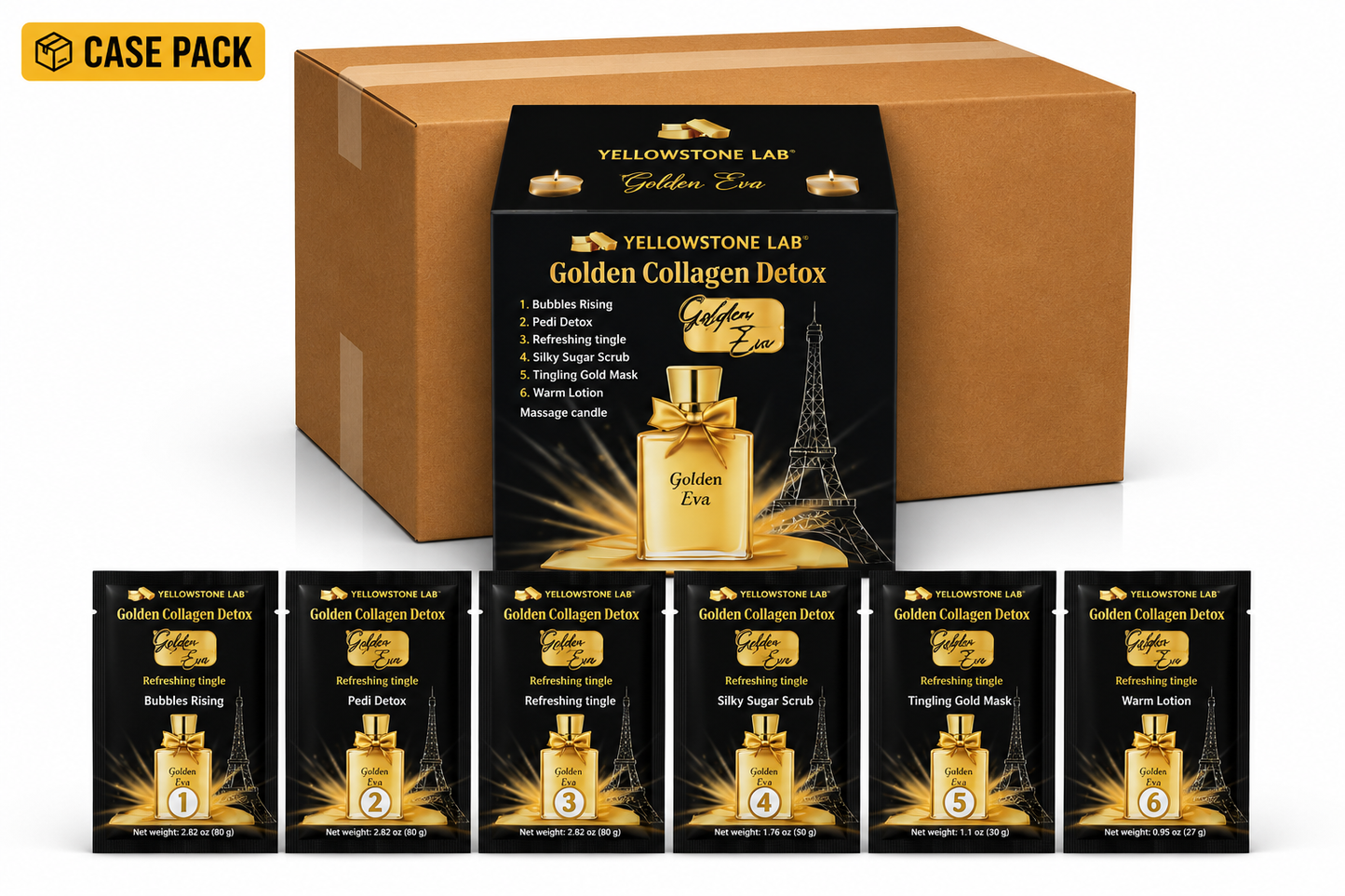 YellowStone Golden Collagen Detox 12 Steps