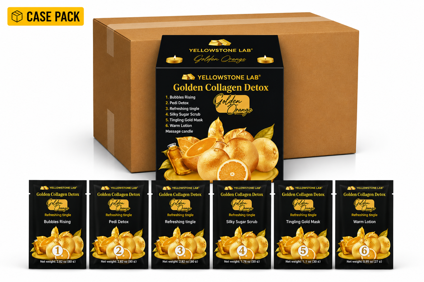 YellowStone Golden Collagen Detox 12 Steps