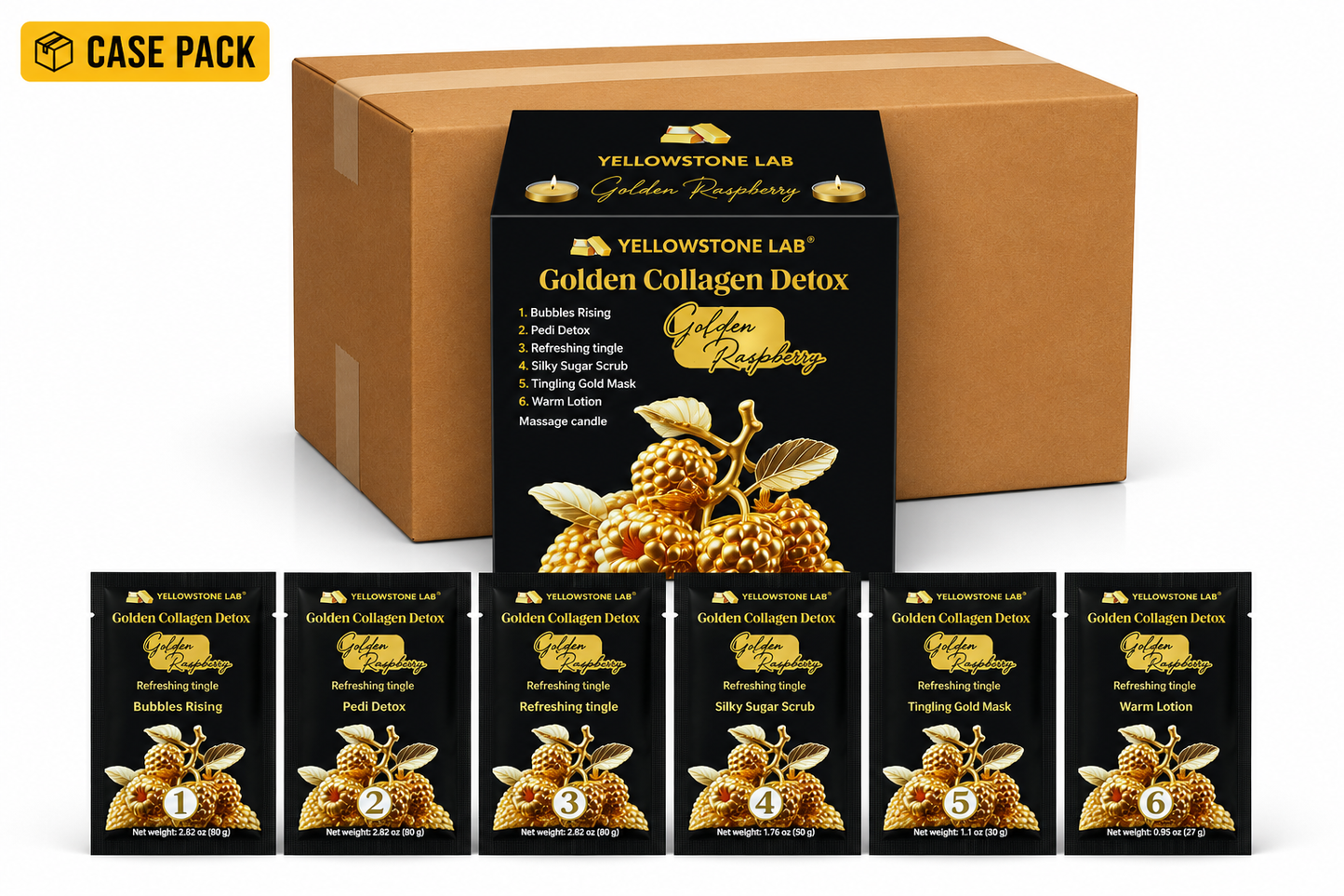 YellowStone Golden Collagen Detox 12 Steps