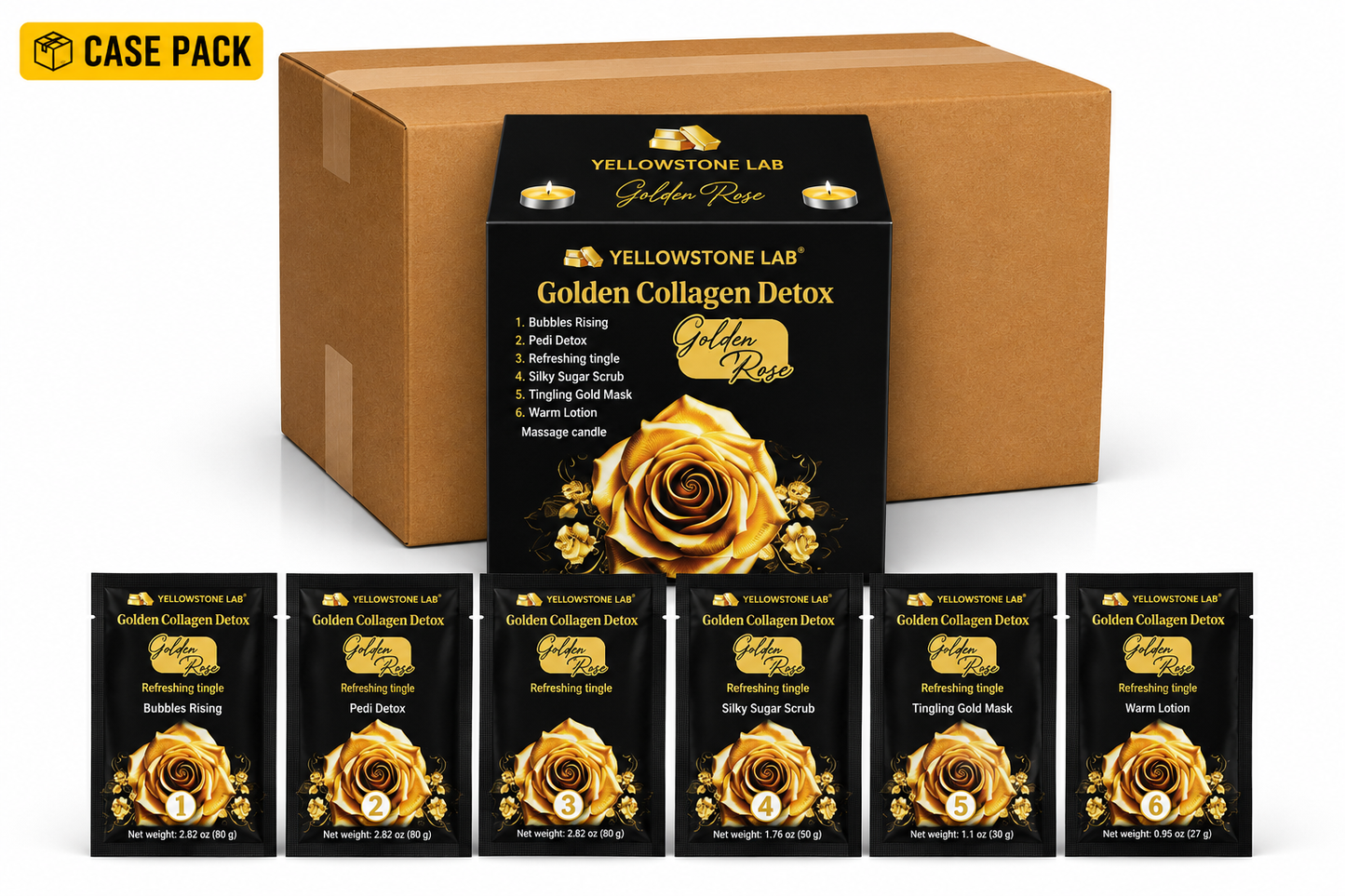 YellowStone Golden Collagen Detox 12 Steps