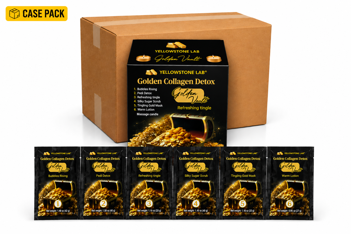 YellowStone Golden Collagen Detox 12 Steps