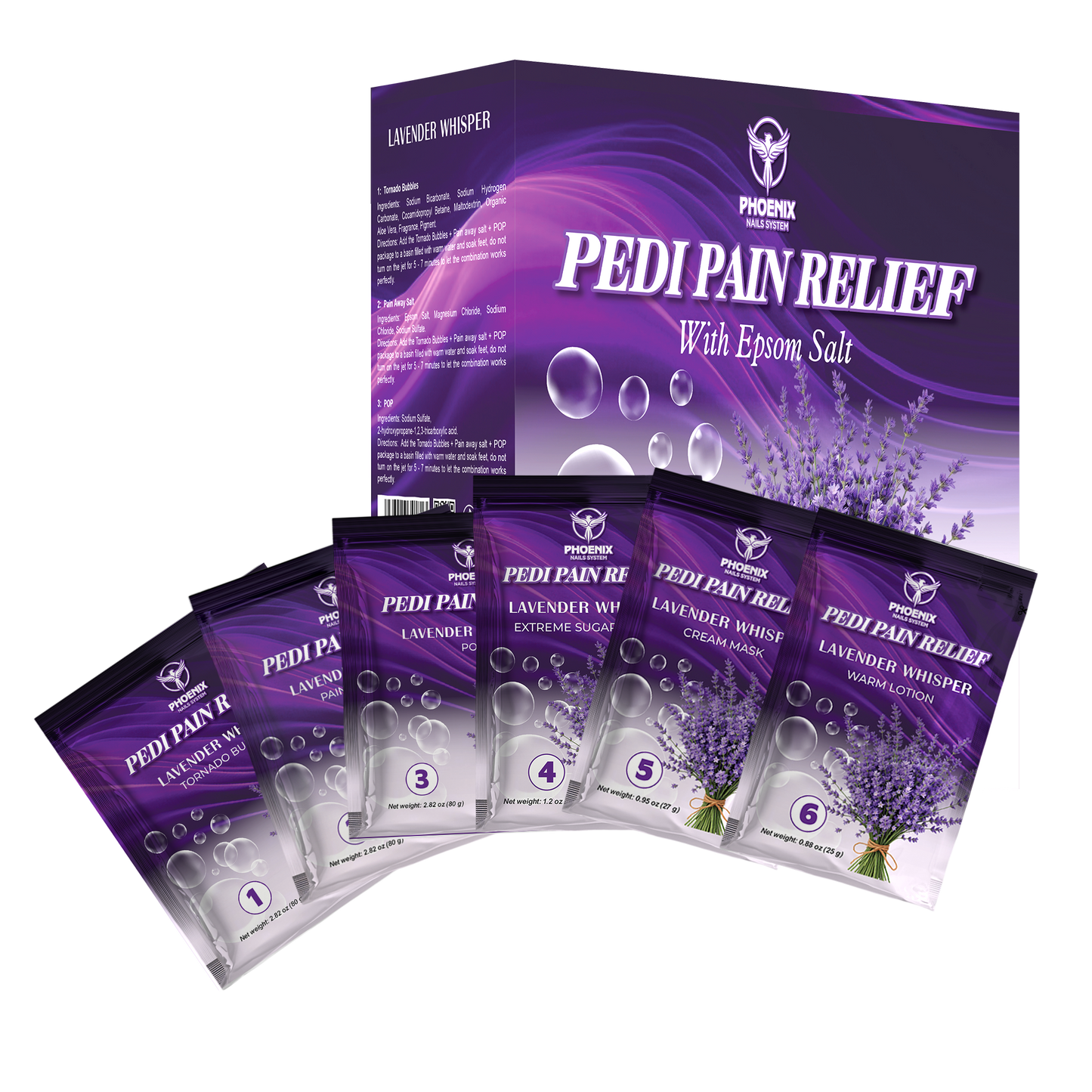 PEDI RELIEF - DELUXE SPA PEDICURE – 11 STEPS