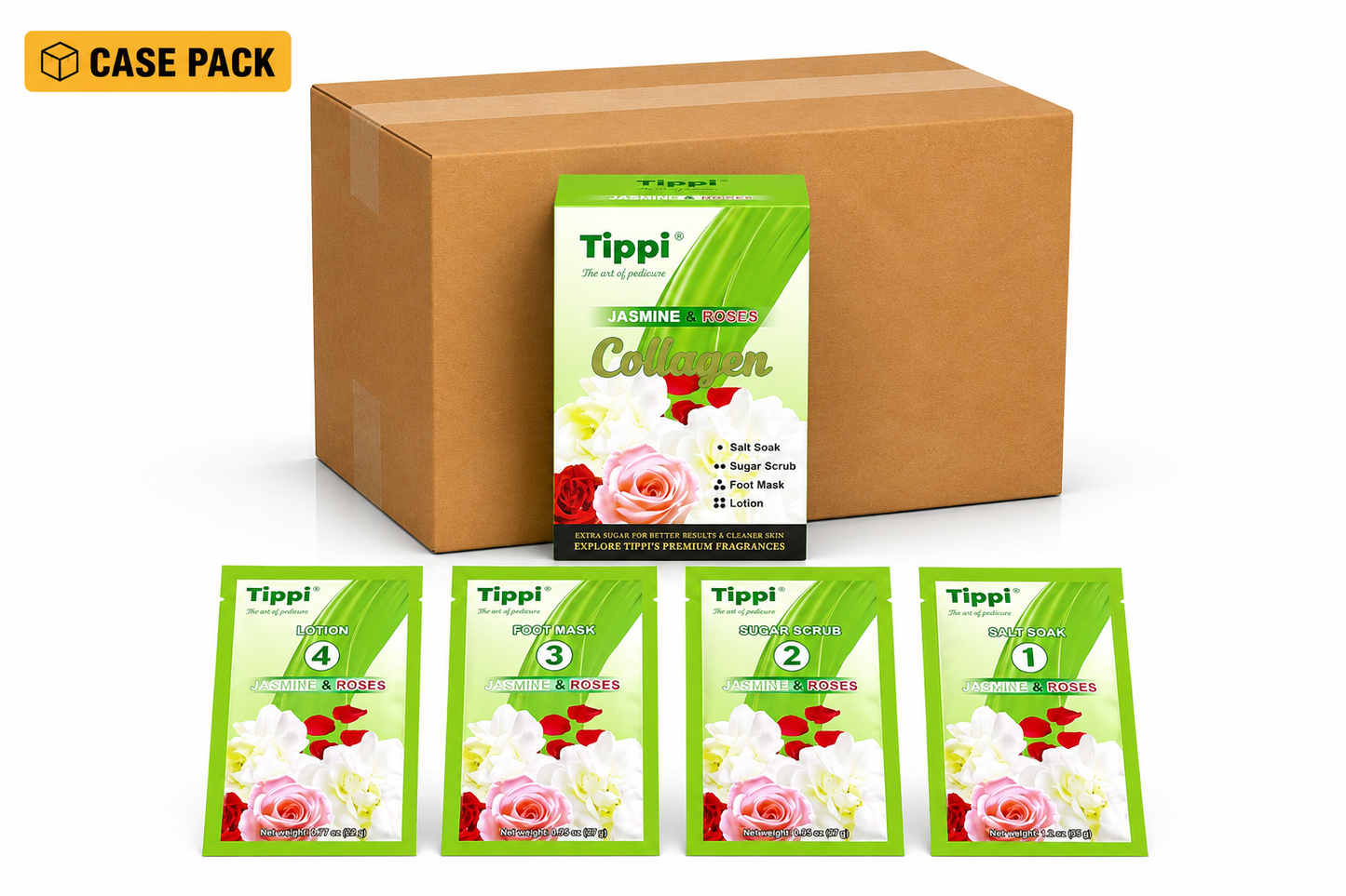 Tippi Collagen Pedi in a Box 4in1