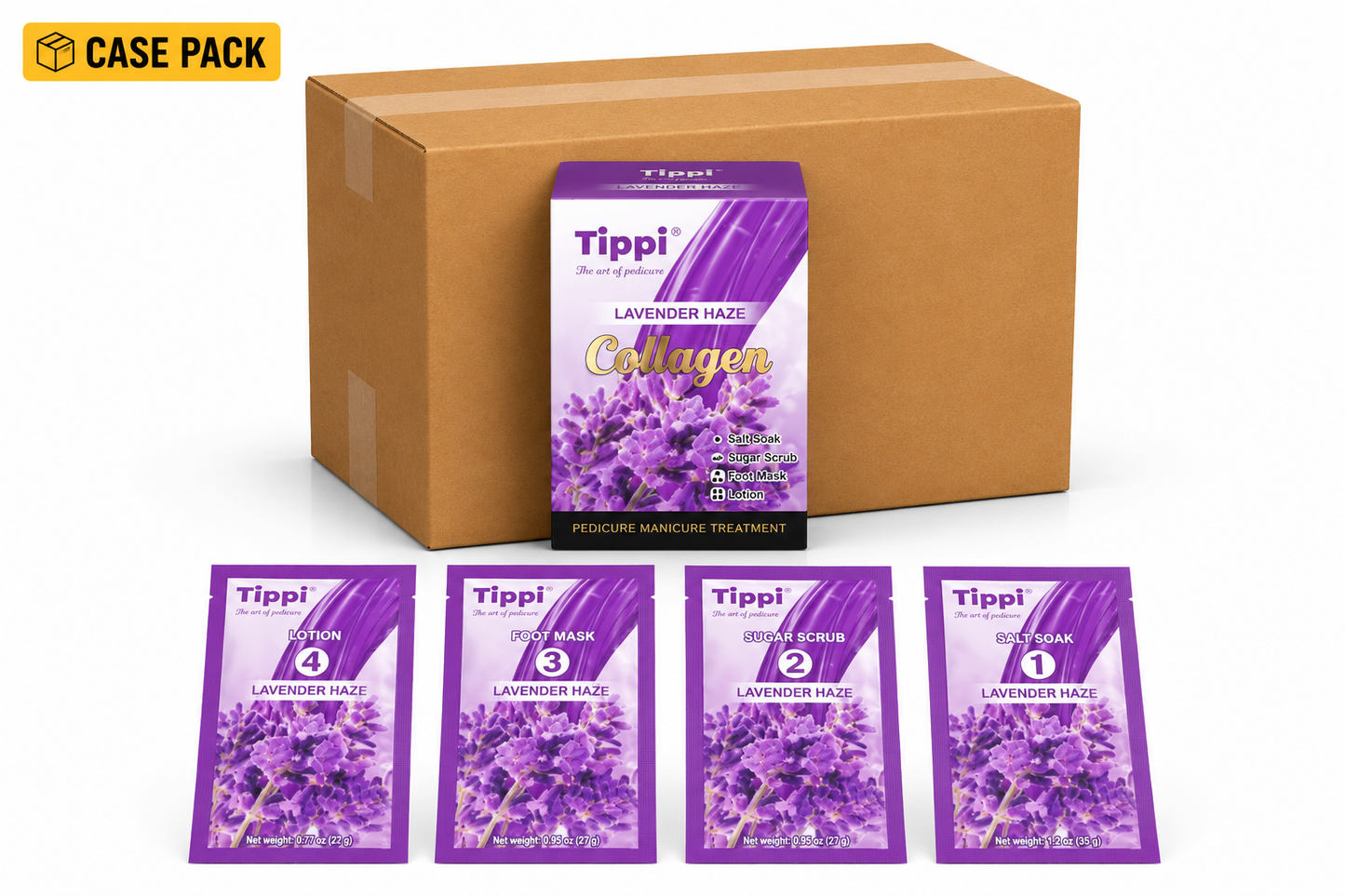 Tippi Collagen Pedi in a Box 4in1