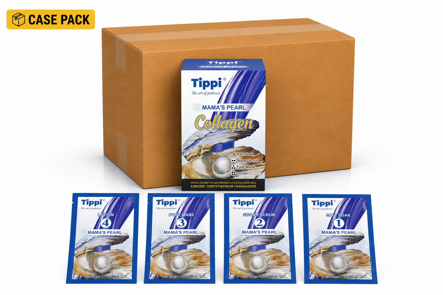 Tippi Collagen Pedi in a Box 4in1