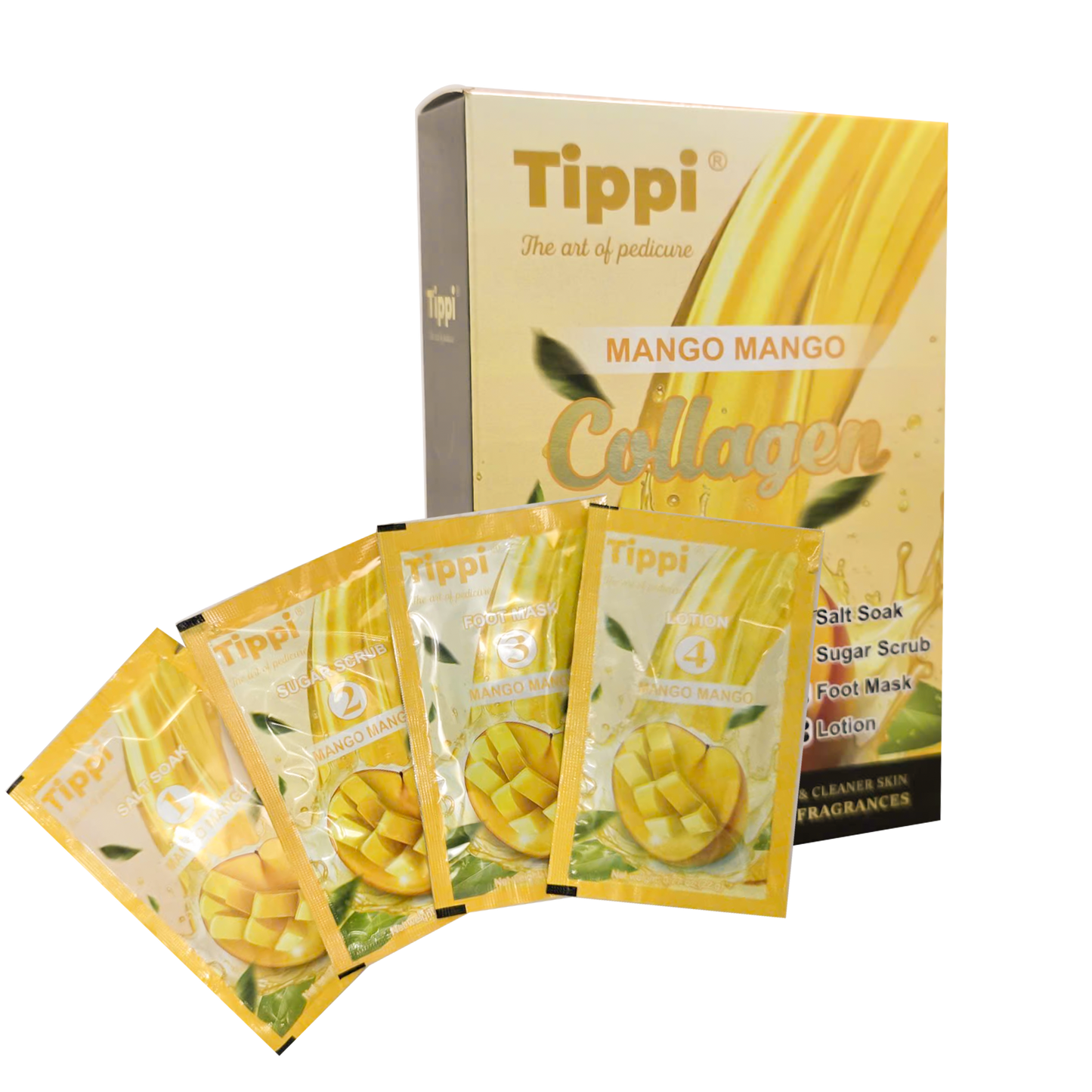 Tippi Collagen Spa Kit – 4-Step Collagen Spa Pedicure