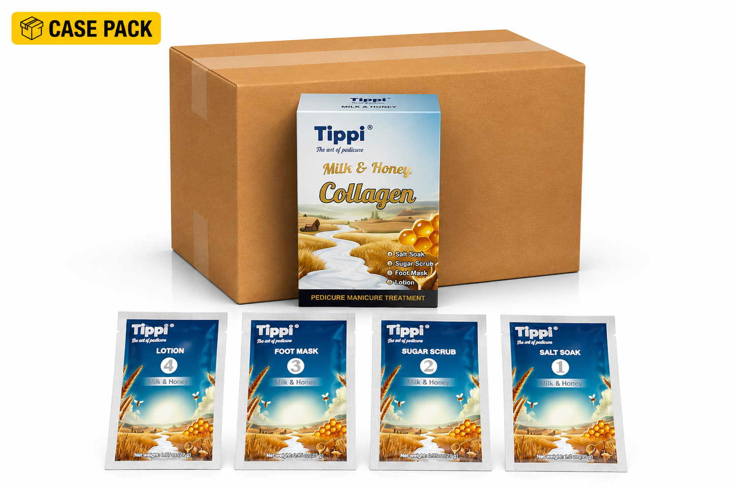 Tippi Collagen Pedi in a Box 4in1