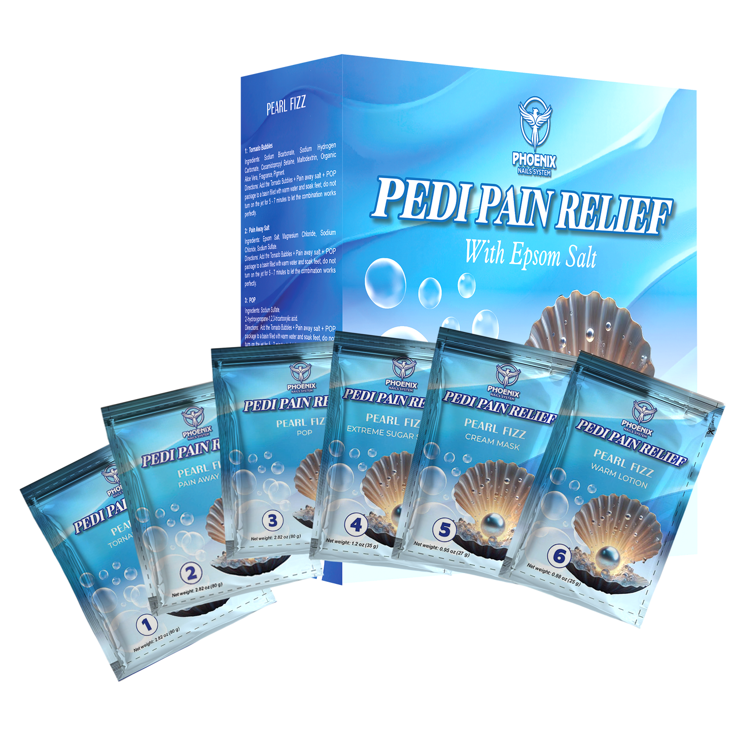 PEDI RELIEF - DELUXE SPA PEDICURE – 11 STEPS