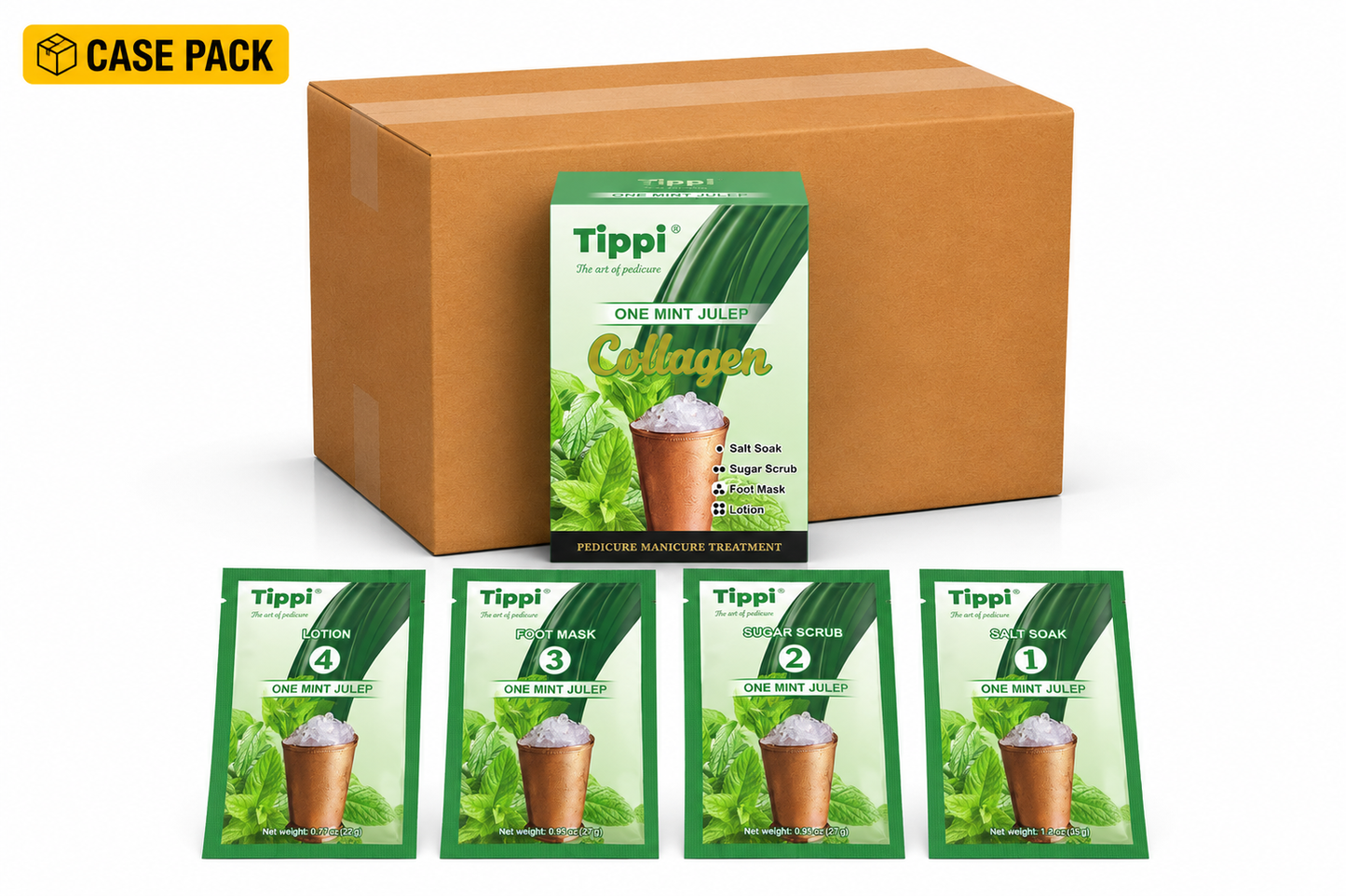 Tippi Collagen Pedi in a Box 4in1