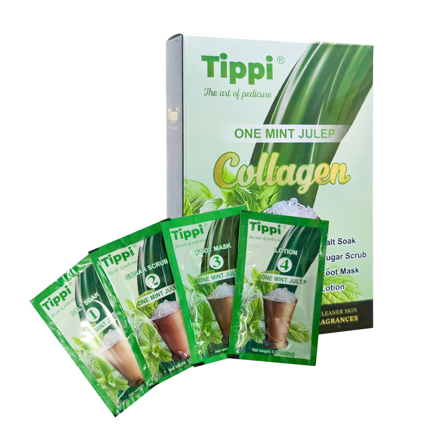 Tippi Collagen Spa Kit – 4-Step Collagen Spa Pedicure
