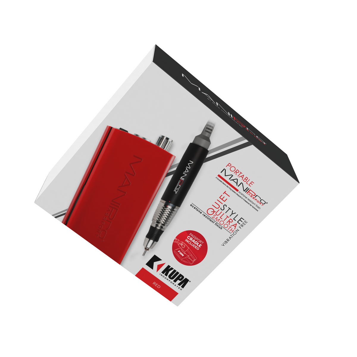 MANIPro Passport Complete RED - FREE 3 Builder Gels (In Bottle)