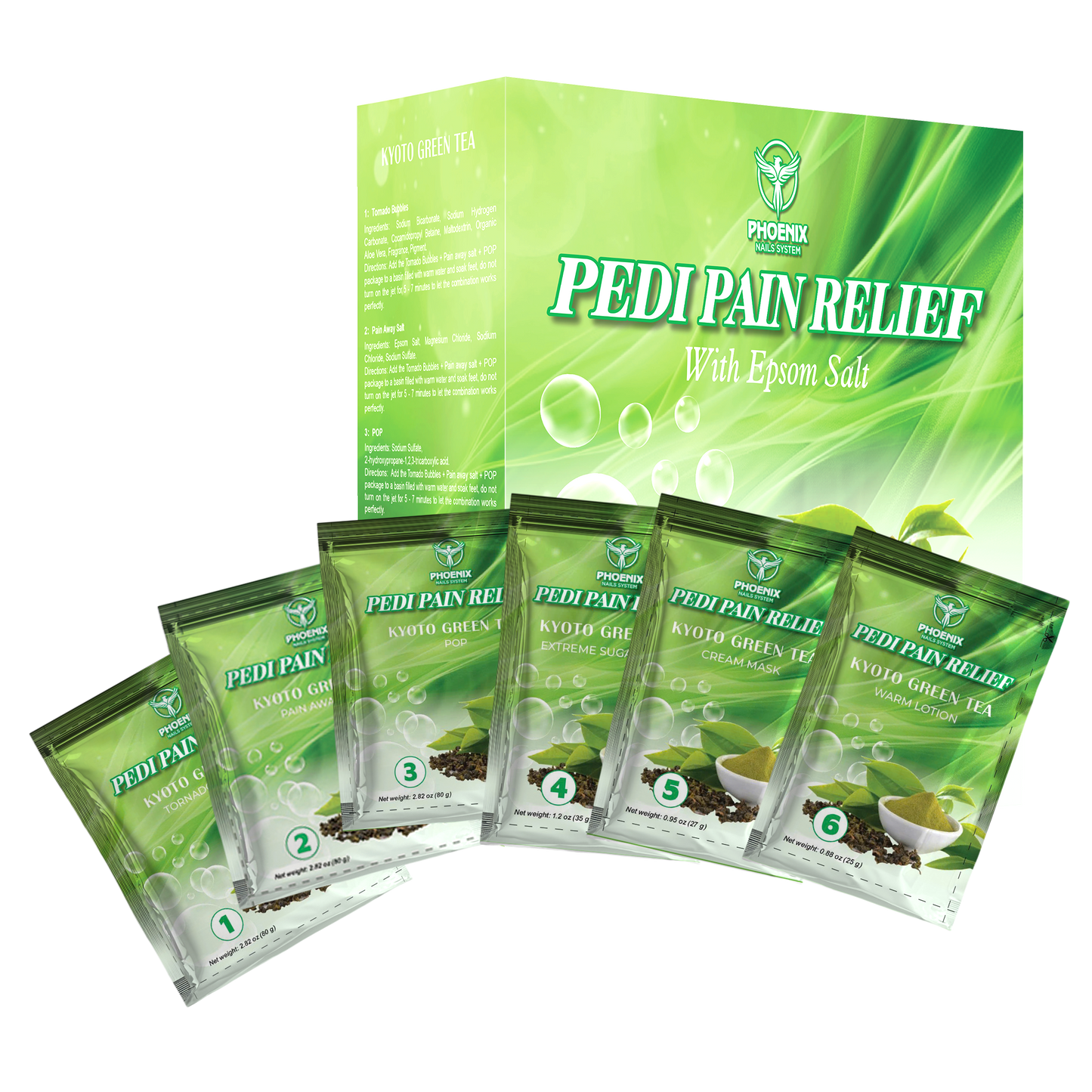 PEDI RELIEF - DELUXE SPA PEDICURE – 11 STEPS