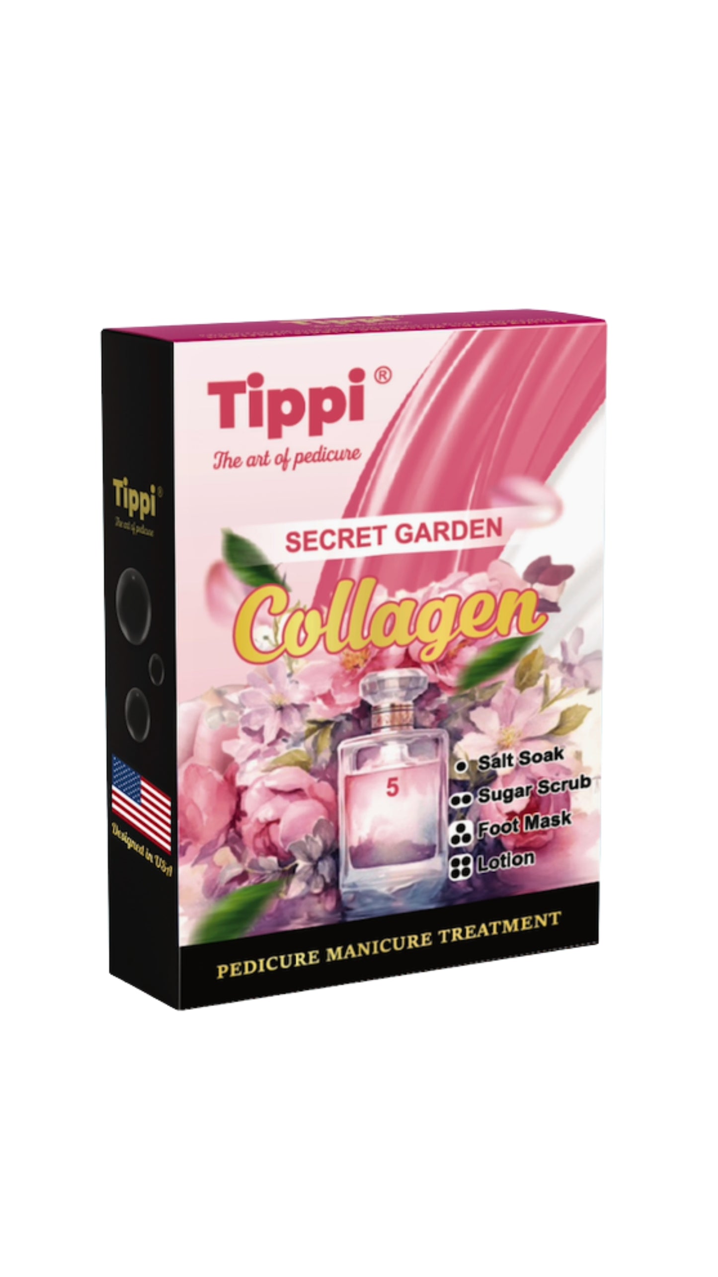 Tippi Collagen Spa Kit – 4-Step Collagen Spa Pedicure