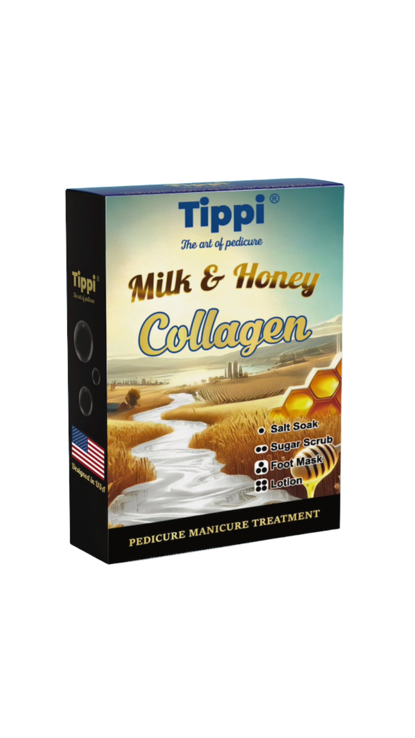 Tippi Collagen Spa Kit – 4-Step Collagen Spa Pedicure
