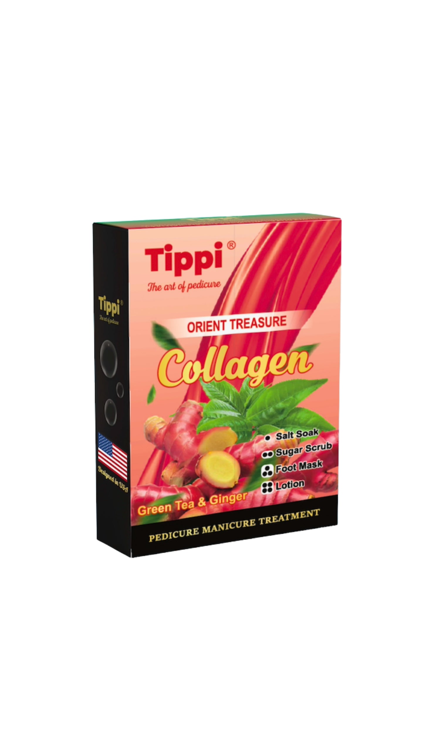 Tippi Collagen Spa Kit – 4-Step Collagen Spa Pedicure