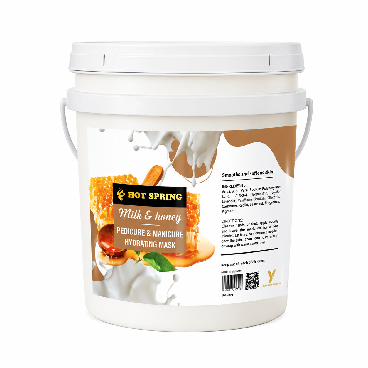 HotSpring Hydrating Mask - MILK & HONNEY - Pail 5 Gallon