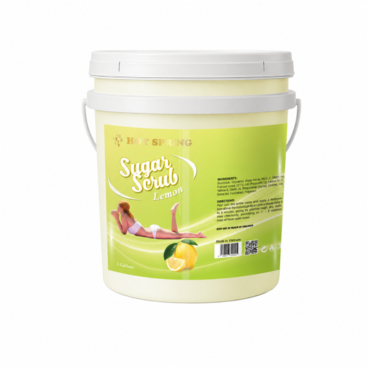 HotSpring Lemon Sugar Scrub - Pail 5 Gallon