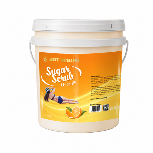 HotSpring Orange Tangerine Sugar Scrub - Pail 5 Gallon