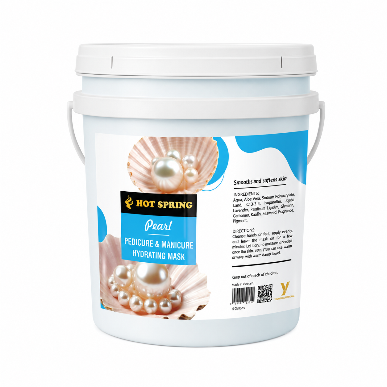 HotSpring Hydrating Mask - PEARL - Pail 5 Gallon