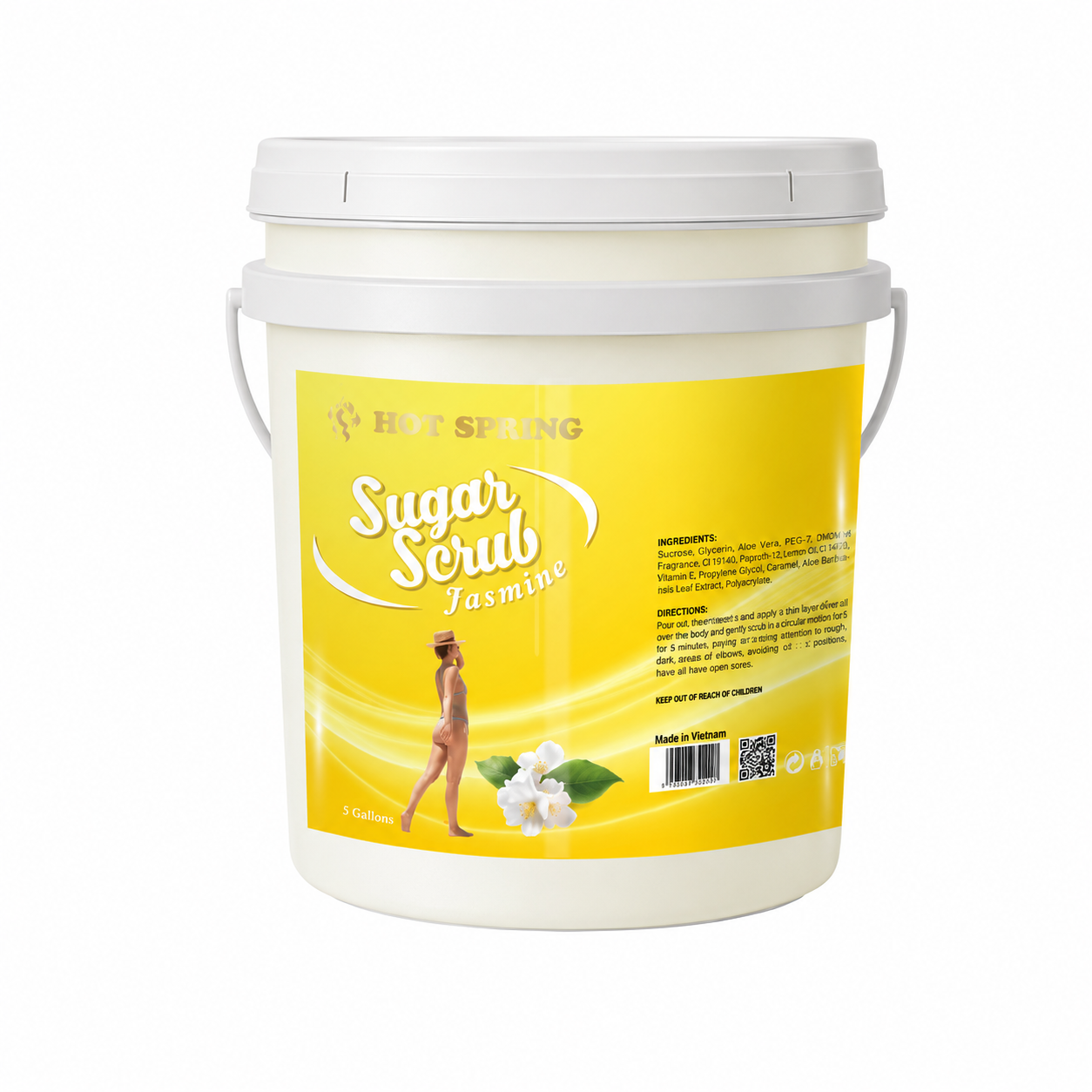 HotSpring Sugar Jasmine Sugar Scrub - Pail 5 Gallon