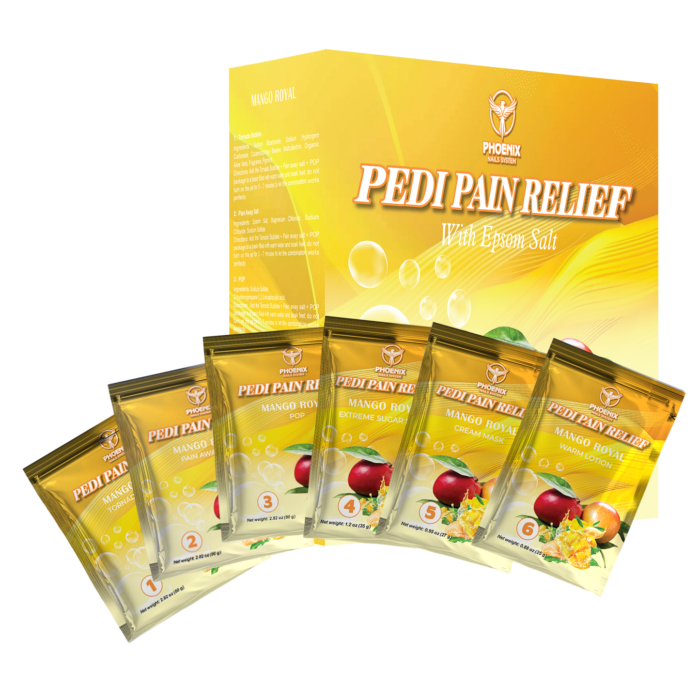 PEDI RELIEF - DELUXE SPA PEDICURE – 11 STEPS