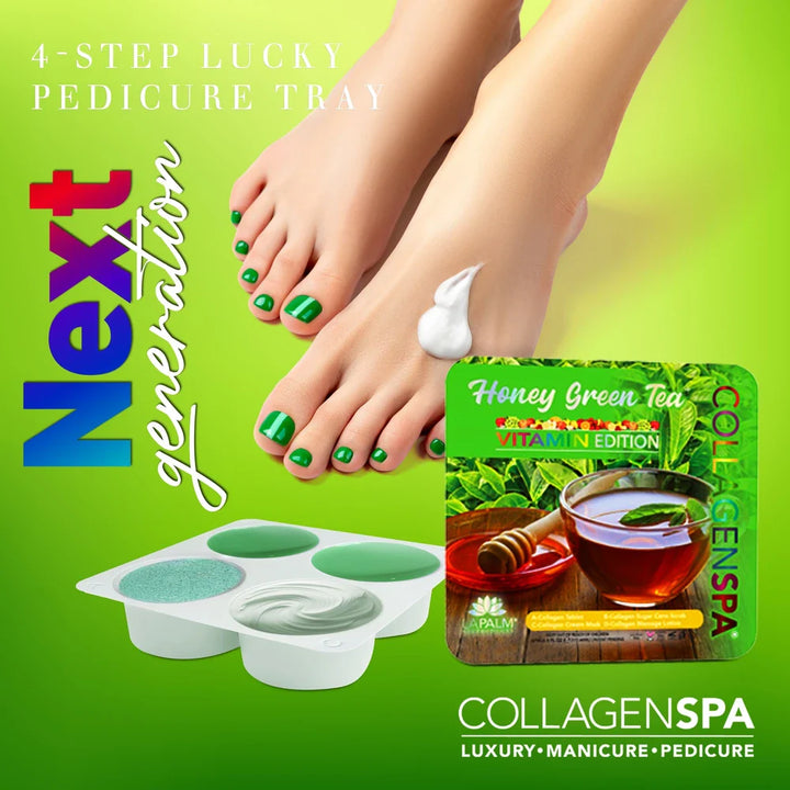 Collagen Spa 4 Step Single Tray - Matcha Green Tea