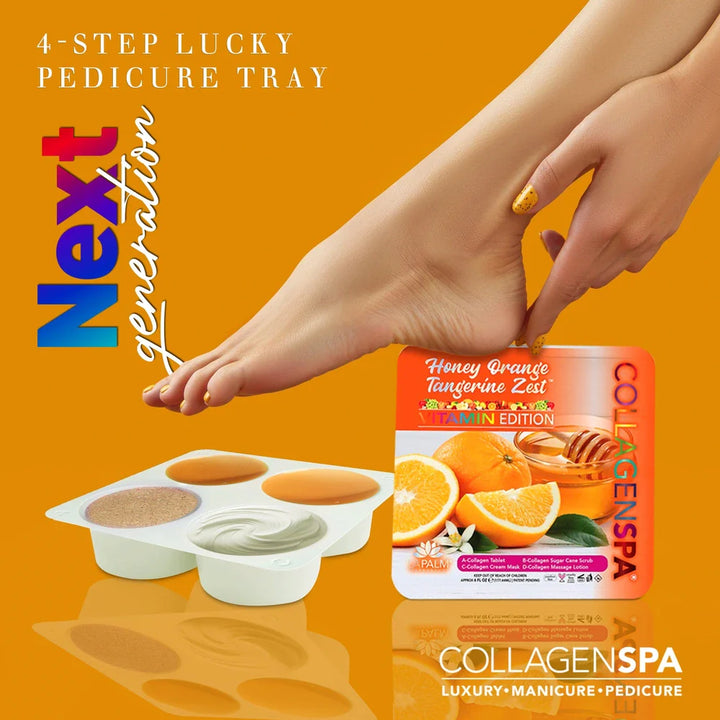 Collagen Spa 4 Step Single Tray - Orange Tangerine Zest
