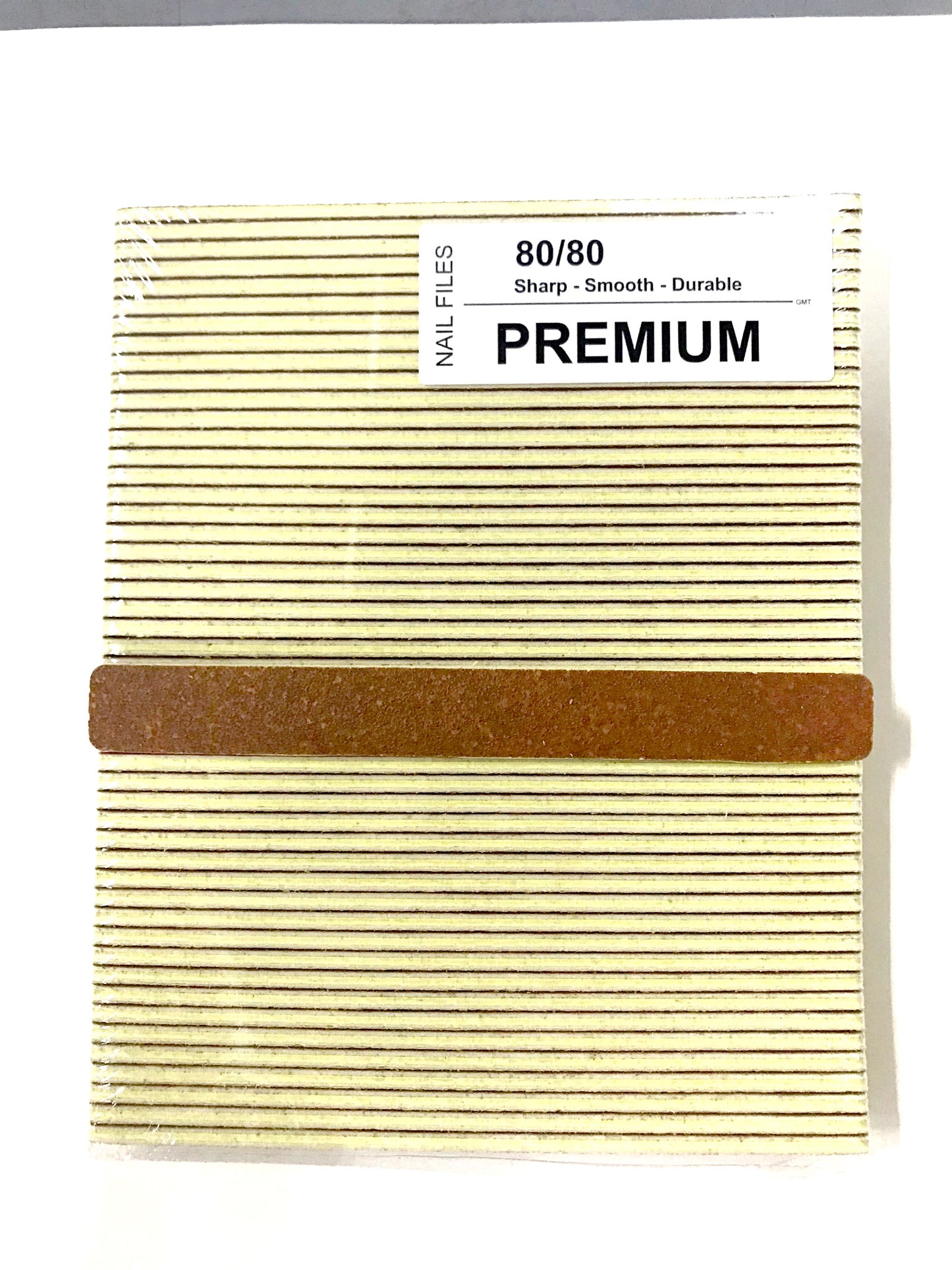 Premium Square Gold Nail File 80/80 (Option)