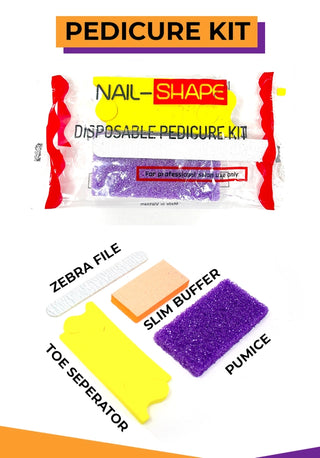 Disposable Pedicure Kit 200pcs (With Toe Separators) - Pallet 63 Cases