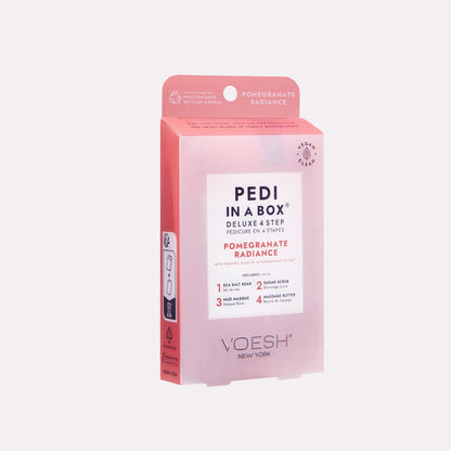 Voesh - Pedi in a Box Deluxe 4 Step Pomegranate Radiance