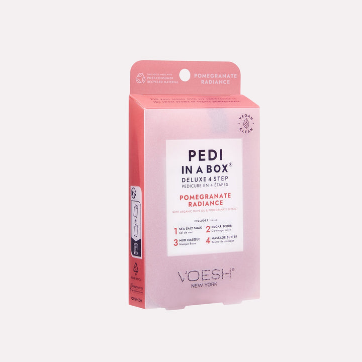 Voesh - Pedi in a Box Deluxe 4 Step Pomegranate Radiance