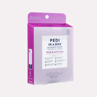 Voesh - Pedi in a Box Ultimate 6 Step Wild Black Plum