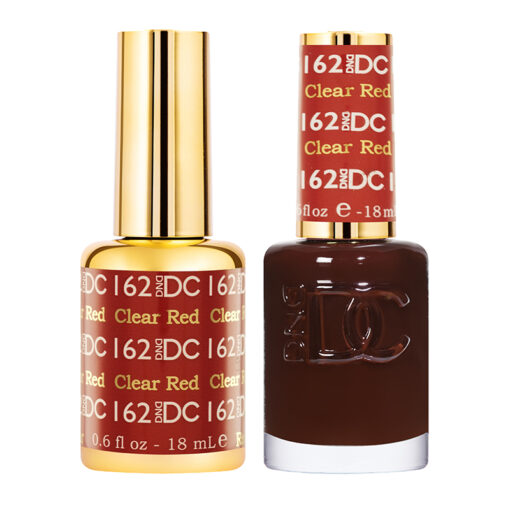 DND DC Duo - Creamy Collection #162 Clear Red