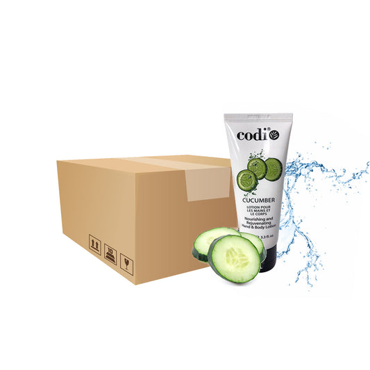 Codi Lotion Cucumber Travel Size Hand & Body Lotion 3.3oz/100ml Case of 48