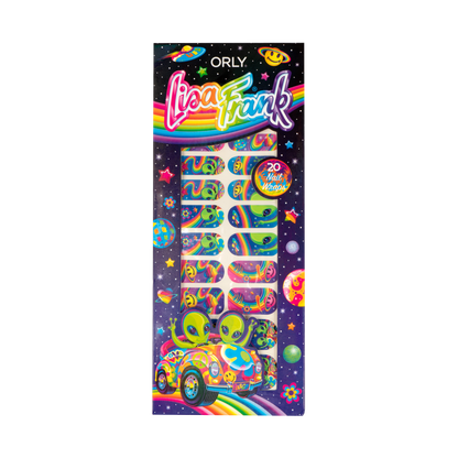 ORLY® x Lisa Frank® Zoomer & Zorbit™ Nail Wraps