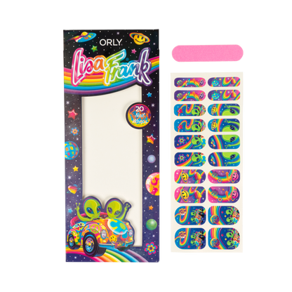 ORLY® x Lisa Frank® Zoomer & Zorbit™ Nail Wraps