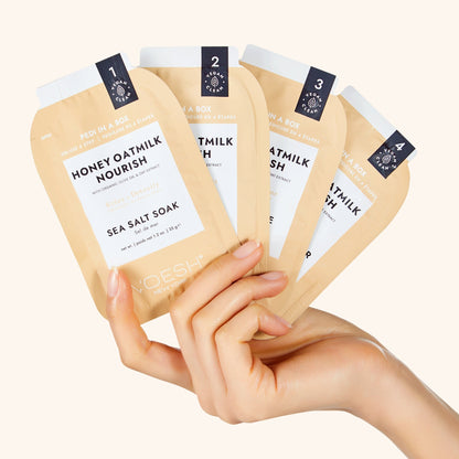 Voesh - Pedi in a Box Deluxe 4 Step Honey Oatmilk Nourish