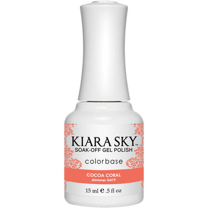 Kiara Sky Gel Polish - COCOA CORAL